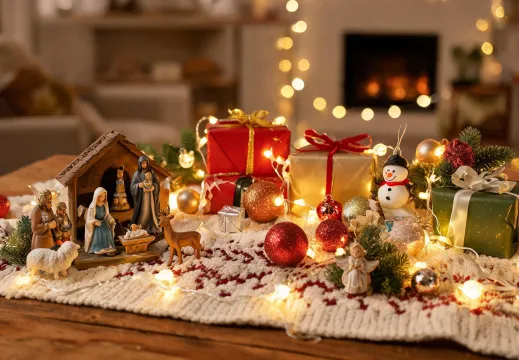 Holiday gift table
